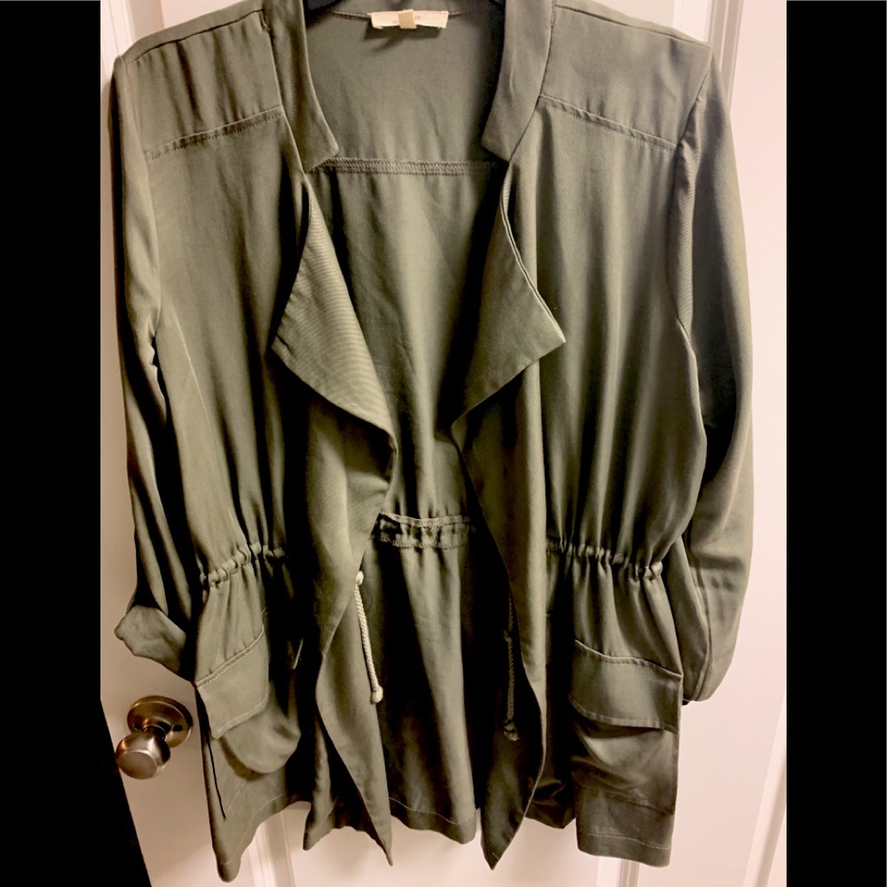 Mystree Olive Utility Jacket Sz M